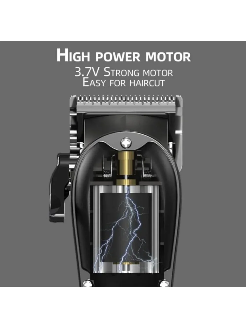 Men's Hair Clippers & Grooming Kit - Professional Hair Cutting Tools for Barbers